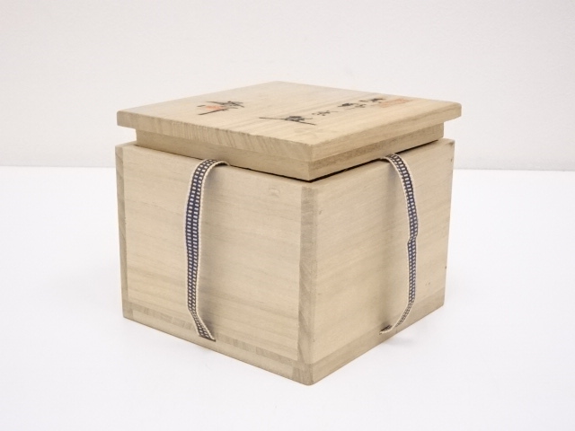 茶道具　谷口康甫作　春野蒔絵　一閑替茶器　共箱　V　R5050 茶道具 谷口康甫作 春野蒔絵 一閑替茶器 共箱 V R5050